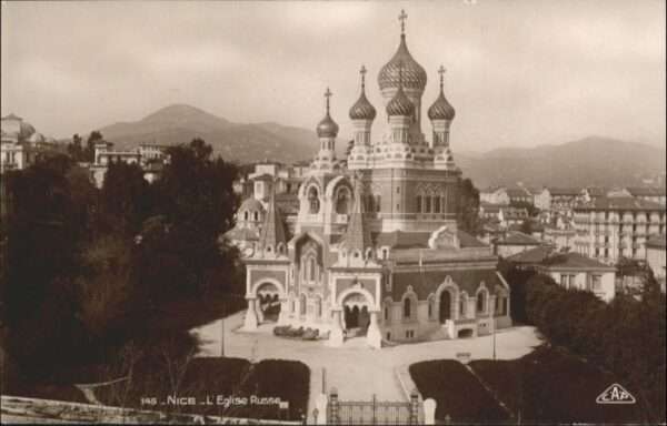 Nice Alpes Maritimes Nice Eglise Russe