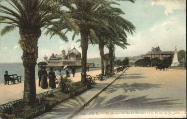 Nice Alpes Maritimes Nice Monument Centenaire Palais Jetee