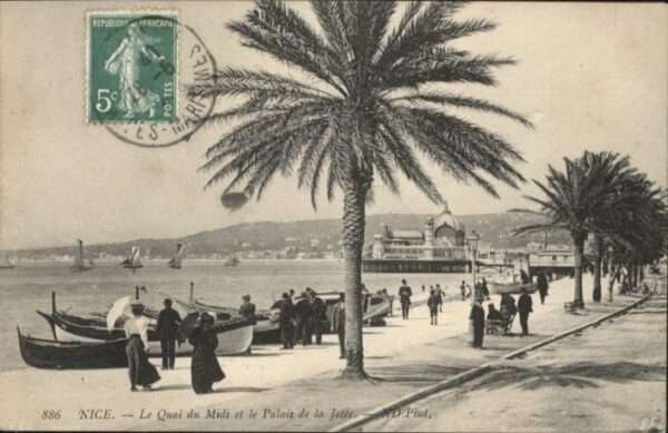 Nice Alpes Maritimes Nice Quai Midi Palais Jetee