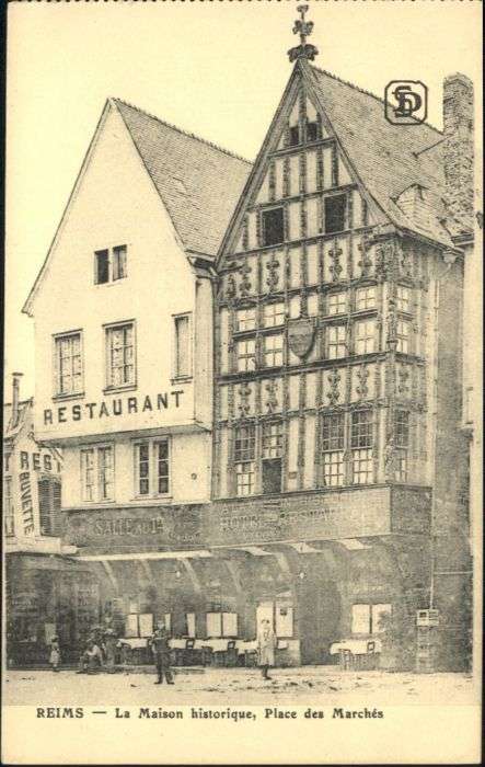 Reims Champagne Ardenne Reims Maison Historique Place Marches R