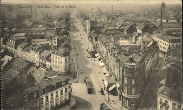 Roubaix Rue Gare Strassenbahn