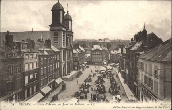 Sedan Ardennes Sedan Plade Armes Marche