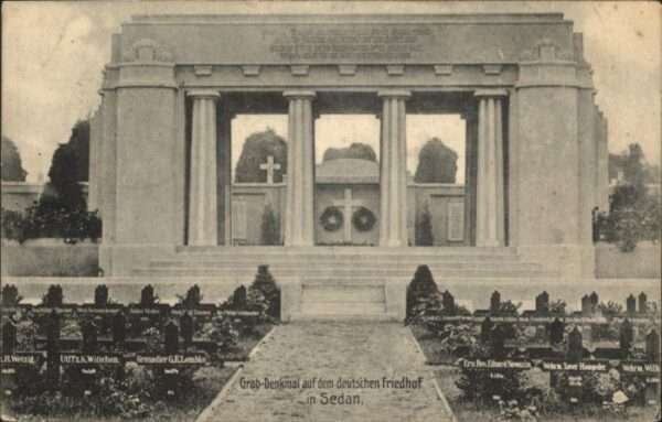 Sedan Ardennes Sedan Grab Denkmal Friedhof