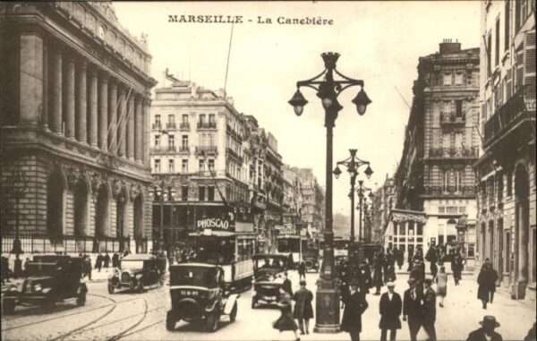 Marseille Bouches-du-Rhone Marseille Canebiere Strassenbahn