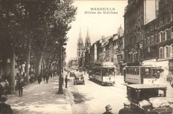 Marseille Bouches-du-Rhone Marseille Allee Meilhan Strassenbahn