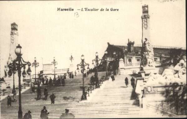 Marseille Bouches-du-Rhone Marseille Escalier Gare