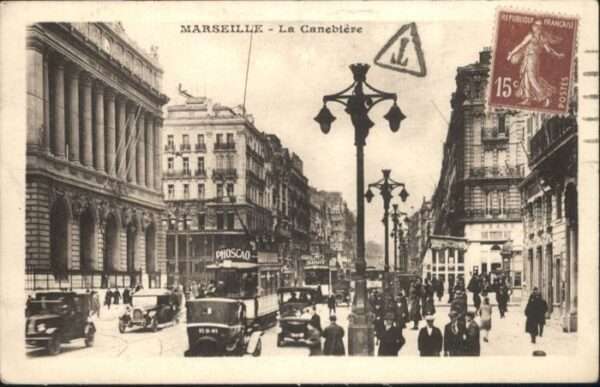 Marseille Bouches-du-Rhone Marseille Canebiere Strassenbahn