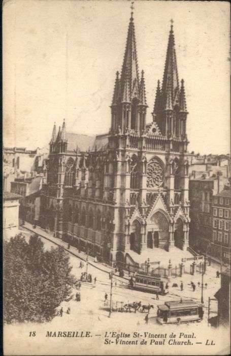 Marseille Bouches-du-Rhone Marseille Eglise St. Vincent de Paul St