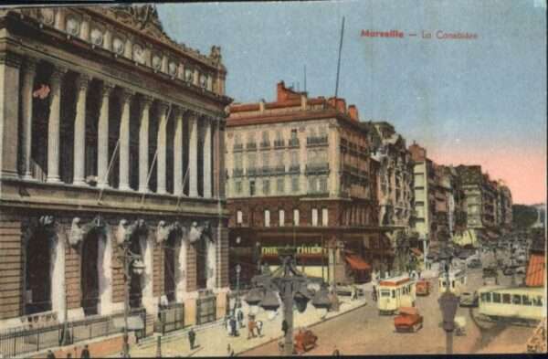 Marseille Bouches-du-Rhone Marseille Canebiere Strassenbahn