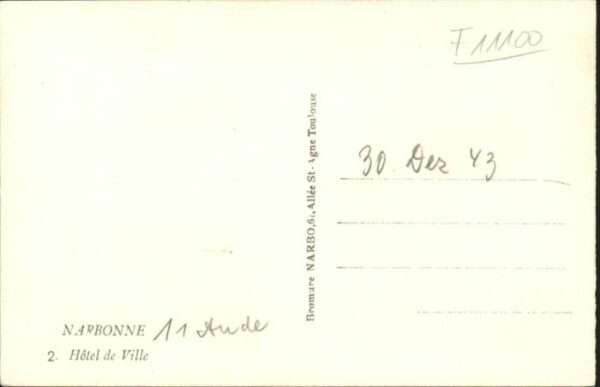 Narbonne Hotel de Ville – Bild 2