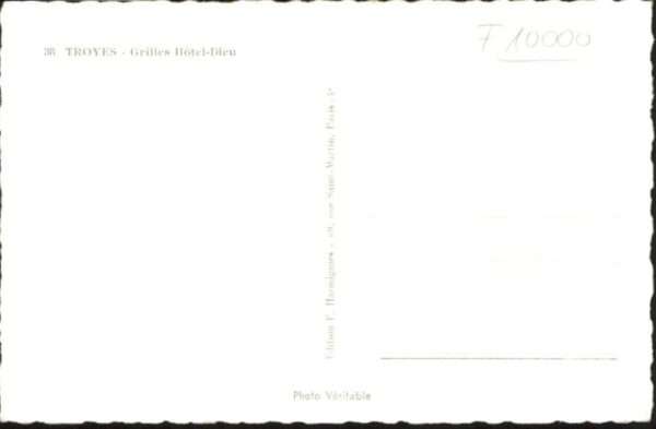 Troyes Grilles Hotel Dieu – Bild 2