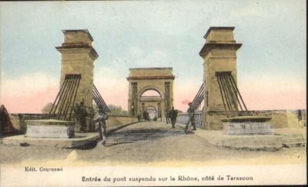 Tarascon Bouches-du-Rhone Tarascon Pont Suspendu