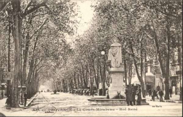 Aix-en-Provence Cours Mirabeau Roi Rene