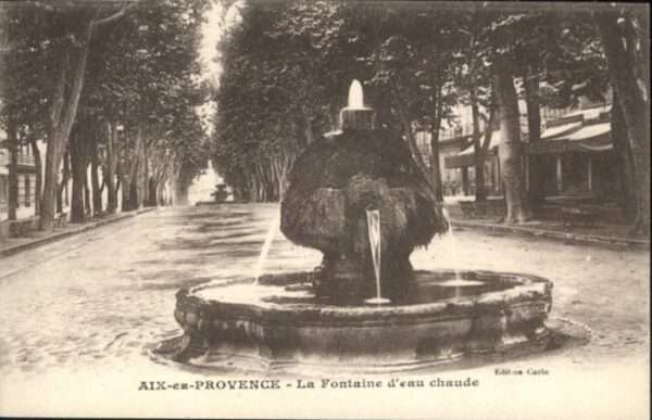 Aix-en-Provence Fontaine d_Eau Chaude