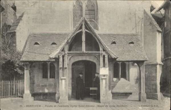 Honfleur Porche Ancienne Eglise Saint-Etienne Mu