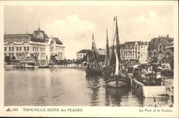Trouville Reine Plages Port Casino