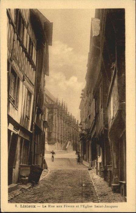Lisieux Rue Aux Fevres Eglise Saint-Jacques