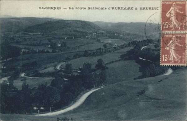 Saint-Cernin Cantal Saint-Cernin Route Nationale d_Aurillac