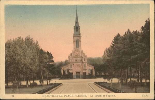 Deauville-sur-Mer Deauville Plage Fleurie Jardin Eglise