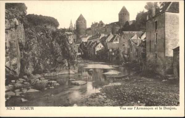 Semur-en-Auxois Armancon Donjon