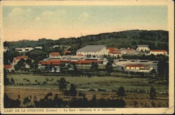La Courtine Creuse Camp Gare Bahnhof Batiment Infir