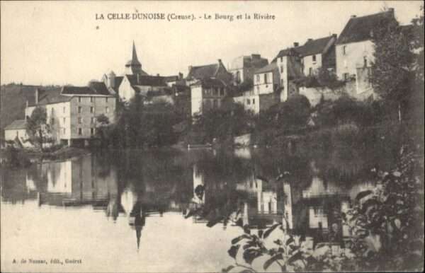 La Celle-Dunoise Creuse Bourg Riviere