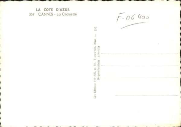 Cannes Alpes-Maritimes Cannes Croisette – Bild 2