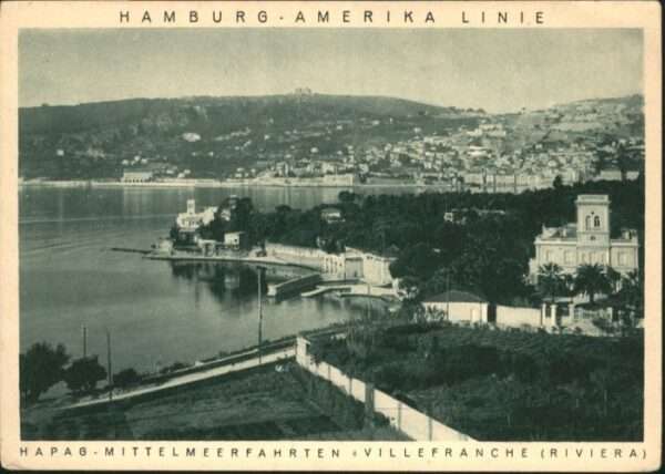 Villefranche-sur-Mer Villefranche Hamburg-Amerika-Linie