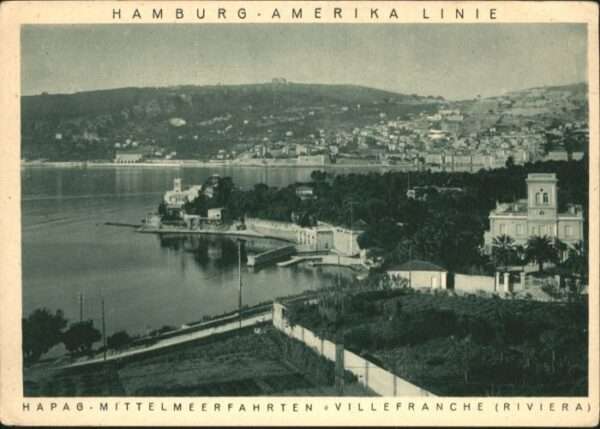 Villefranche-sur-Mer Villefranche Hamburg-Amerika-Linie