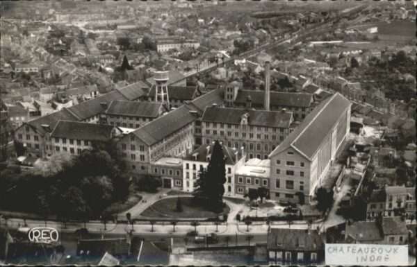Chateauroux Indre Chateauroux Fliegeraufnahme Manufacture