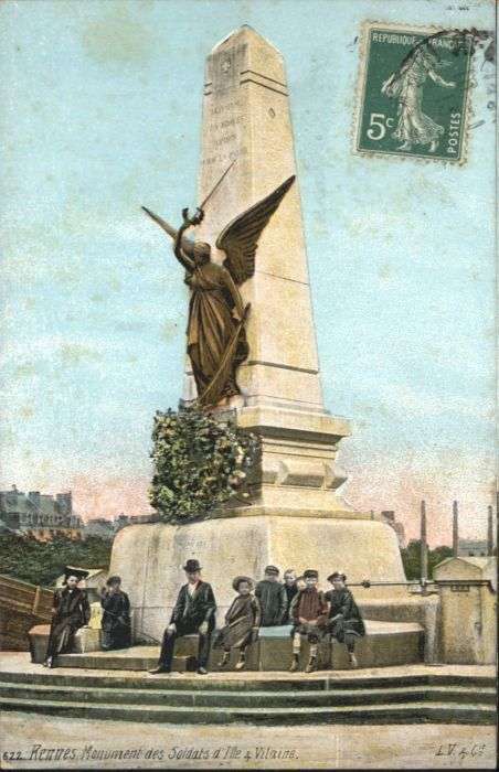 Rennes Ille-et-Vilaine Rennes Monument Soldats d_Ile Vilaine