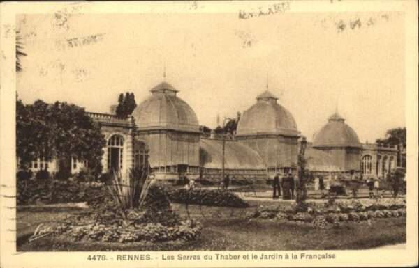 Rennes Ille-et-Vilaine Rennes Serres Thabor Jardin Francaise