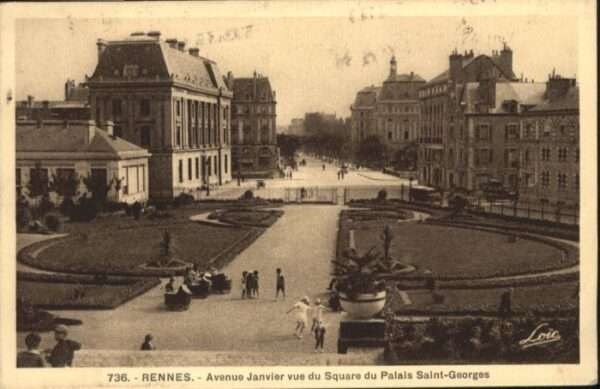 Rennes Ille-et-Vilaine Rennes Avenue Janvier Square Palais Sai