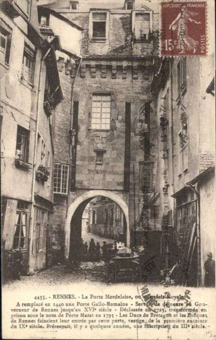 Rennes Ille-et-Vilaine Rennes Porte Mordelaise