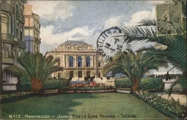 Montpellier Herault Montpellier Jardin Gare Bahnhof Palavas