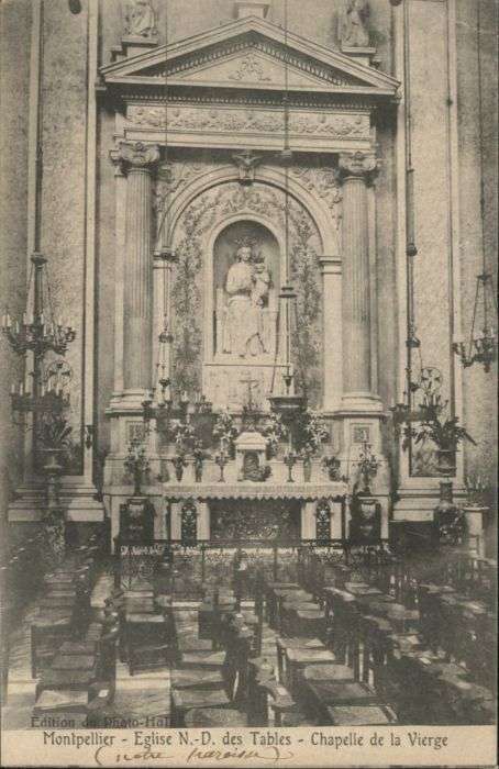 Montpellier Herault Montpellier Eglise Tables Chapelle Vier