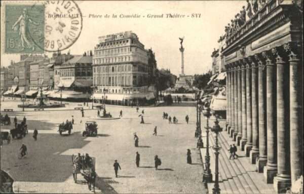 Bordeaux Place Comedie Grand Theatre