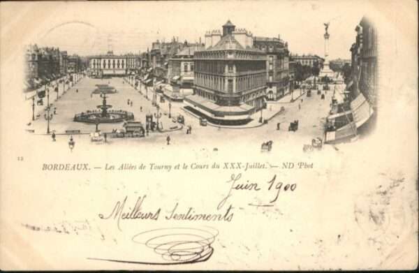 Bordeaux Allee Tourny Cours XXX Juillet