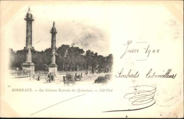 Bordeaux Colonnes Rostrales Quinconces