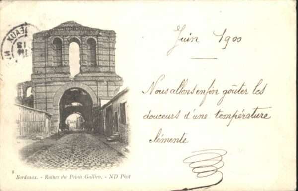 Bordeaux Ruines Palais Gallien