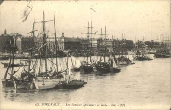 Bordeaux Bateauc Morutiers Rade Segelschiff