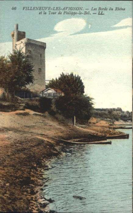 Villeneuve-les-Avignon Bords Rhone Tour Philippe-le-Bel