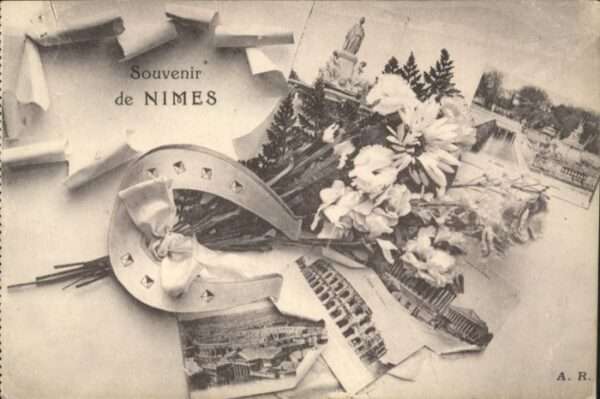 Nimes Hufeisen Blumen