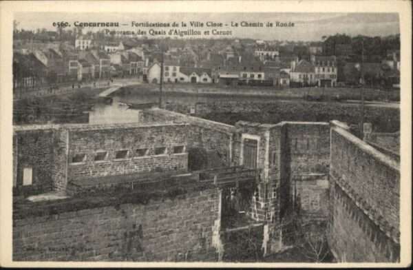 Concarneau Finistere Ville Close Chemin Rinde Quai Aiguillon