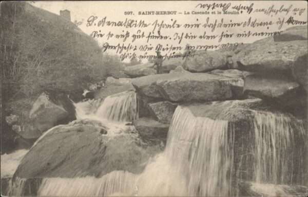 Saint Herbot Cascade Moulin