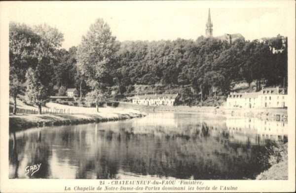 Chateauneuf-du-Faou Chapelle Notre-Dame-des-Portes Bords Au