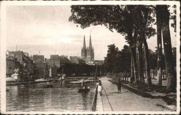 Quimper Allee Locmaria Cathedrale