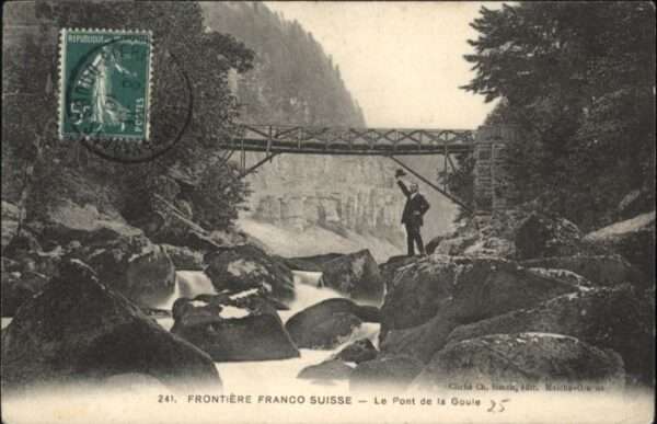 Pierrefontaine-les-Varans [Stempelabschlag] Pont Goule