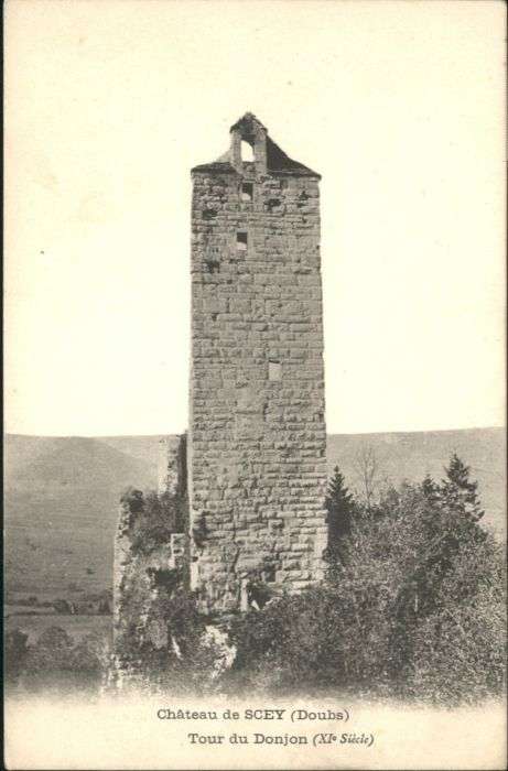 Scey-Maisieres ? Chateau Scey Doubs Tour Donjon