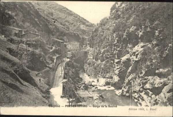 Pont-en-Royans Dauphine Gorges Bourne